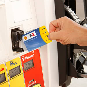Fuel Rewards card swipe