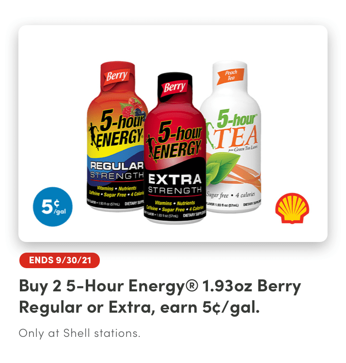 InStore Rewards Fuel Rewards program