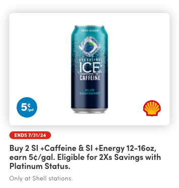 Buy 2 SI +Caffeine & SI +Energy 12-16oz, earn 5 CPG