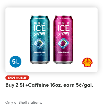 Buy 2 SI +Caffeine 16oz, Earn 5¢/Gal