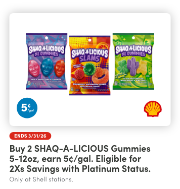 Buy 2 Reese's King Size 2.25-3.5oz, Earn 5&cent;/Gal